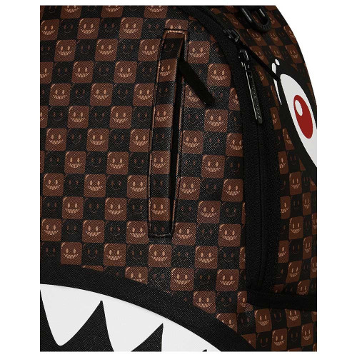 Sprayground Τσάντα πλάτης Sharks In Paris WTF Bubble Brown Check Backpack